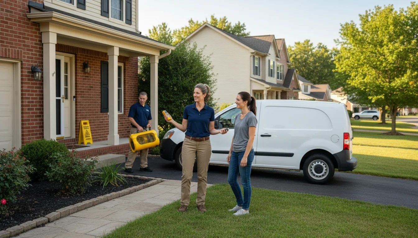 Water restoration image for Dehumidification And Cleanup Services in Forrest City, AR